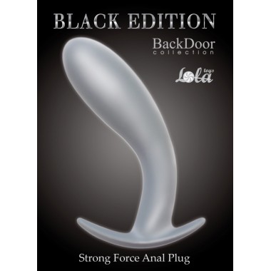 Анальная пробка Strong Force Anal Plug Grey (13,5 см , серый)