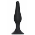 Большая анальная пробка на присоске Slim Anal Plug XL (15,5 см , черный)