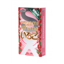 Презервативы латексные Sagami Xtreme Strawberry №10 (10 шт)
