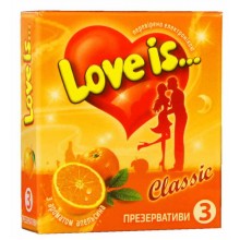 Презервативы "I LOVE YOU" с ароматом апельсина 3 шт.