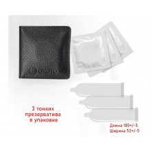 Кондомхолдер с презервативами OKOTO Ultra thin, №3