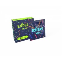 Презервативы EXPERT NEON 3 шт. (светящиеся) 