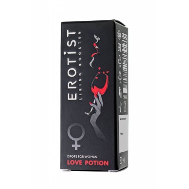 Возбуждающие капли Erotist LOVE POTION, для женщин, 20мл