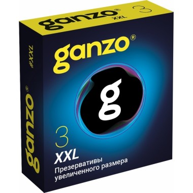 Презервативы GANZO INVISIBLE №3 BLACK EDITION (гладкие супертонкие с доп. смазкой), 3 шт. в упак.