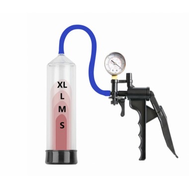 Вакуумная помпа для мужчин с монометром