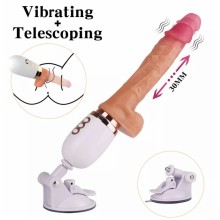 Телескопический вибратор с эффектом проникновения ThrustXperience