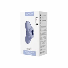 Echo 2 Вибромассажёр на пальцы с функцией нагрева  /без коробки/