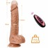 Фаллоимитатор-вибратор со скользящим и вращательным движением ROSYLAND с подогревом