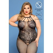 Костюм-сетка Candy Girl Hera, нейлон, черный, 2XL
