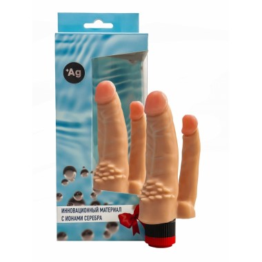 Вибромассажер с ионами серебра, встроенный пульт