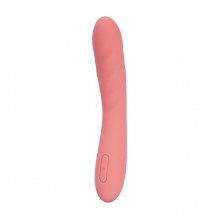 AVA NEO Интерактивный вибромассажер с возвратно-поступательными движениями, персиковый/ Без коробки /
