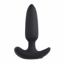 Анальная вибропробка с пультом ДУ Black Beauty/ Без коробки /