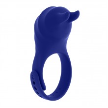 Эрекционное вибро-кольцо с клиторальной подушечкой и пультом ДУ Adjustable Fun Ring/ Без коробки /