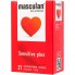 Презервативы нежные «Masculan Sensitive Plus», материал латекс, 21 шт