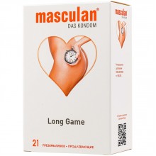 Презервативы «Masculan Long Game», продлевающие, 21 шт.