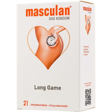 Презервативы «Masculan Long Game», продлевающие, 21 шт.