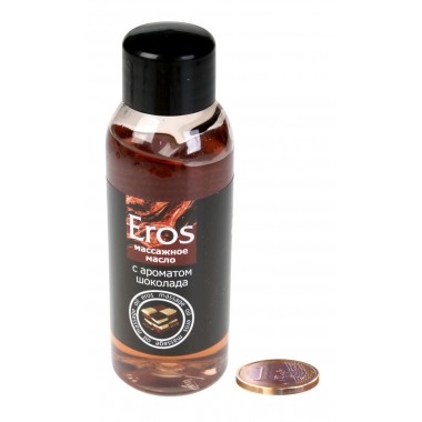 Масло Eros для эротического массажа с ароматом шоколада (50 мл) 
