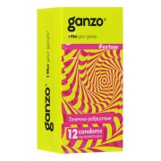 Презервативы GANZO NEW EXTASE No12 Точечно-ребристые  12 шт.