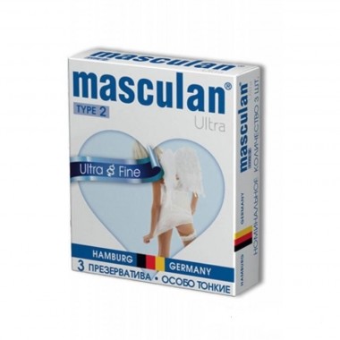 Презервативы Masculan Ultra Fine тип 2  (особо тонкие , 3 шт.) 