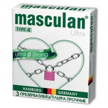 Презервативы Masculan Ultra тип 4 (ультра прочные ,3 шт.) 