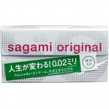Презервативы Sagami Original 002 - 12 шт Полиуретановые 0,02 мм