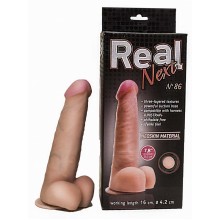 Реалистичный фаллос на присоске Real Next 7,8'' №86 , вторая кожа (20,5 см , телесный )