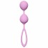 Средние шарики в силиконовой оболочке Sweet Kiss (16,5 см ,  нежно-розовый)