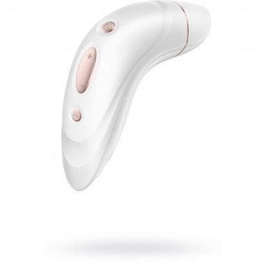 Бесконтактный вакуумно-волновой стимулятор Satisfyer Pro Plus Vibration с вибрацией , (11 режимов ) белый 