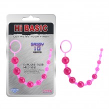 Анальные шарики SASSY Anal Beads (розовый)