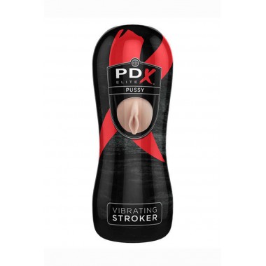 Мастурбатор в виде вагины PDX Elite Vibrating Pussy Stroker