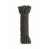 Черная веревка для связывания Bondage Rope Black (9 м ,  серый)